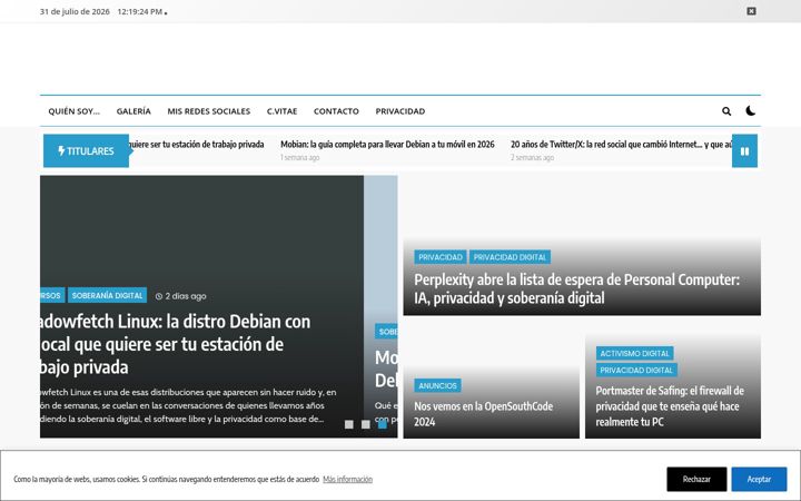 Ekrano kopija cyberfrancis.net