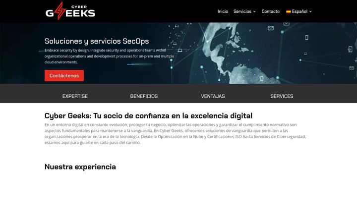 Screenshot of cybergeeks.es