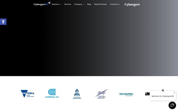 Screenshot of cybergym.com