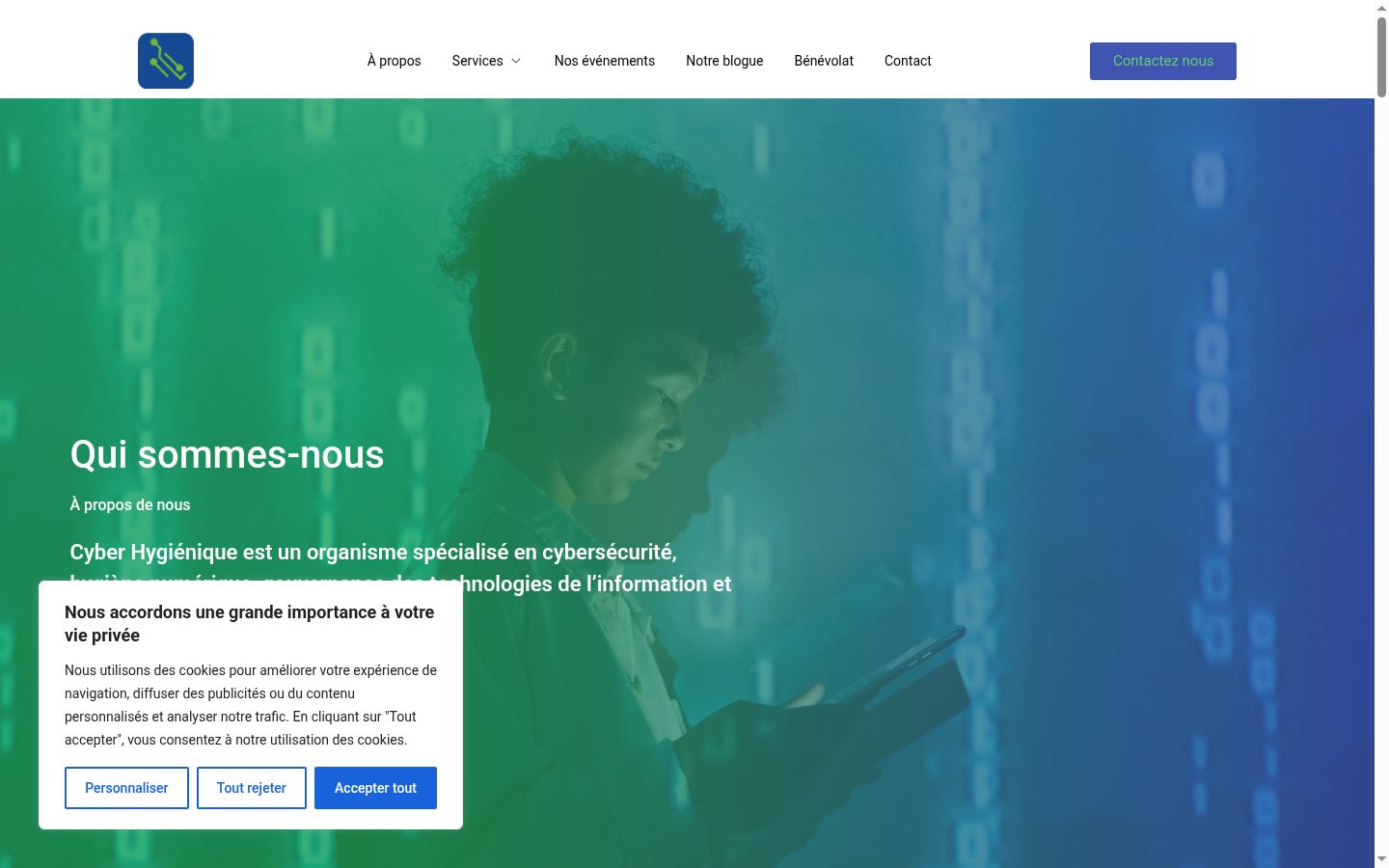 Sutikimo reklamjuostės, rodytos prieš bet kokią sąveiką, ekrano kopija