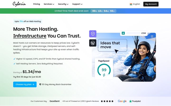 Ekrānuzņēmums no cyberin.in