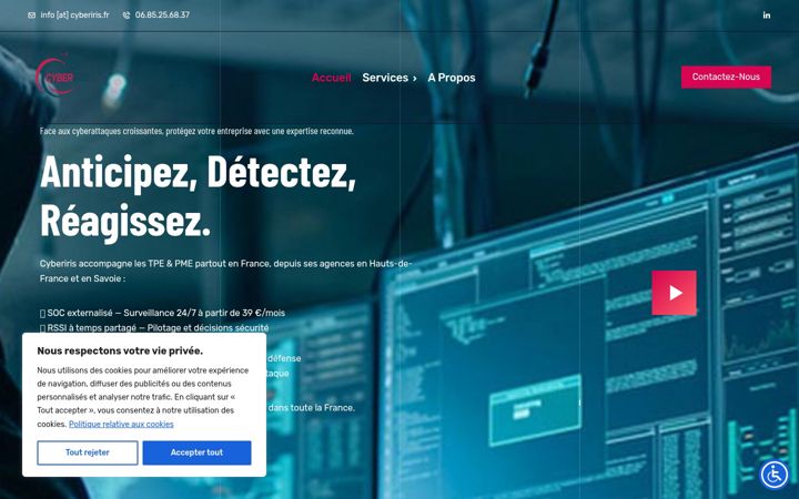 Screenshot of cyberiris.fr