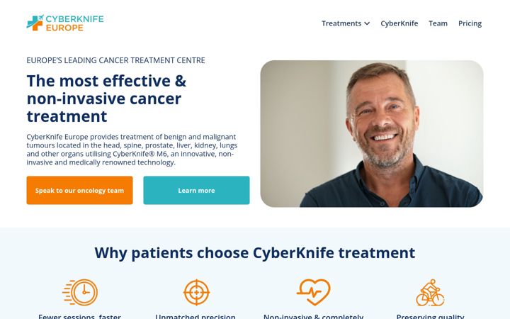 Screenshot of cyberknifeeurope.com
