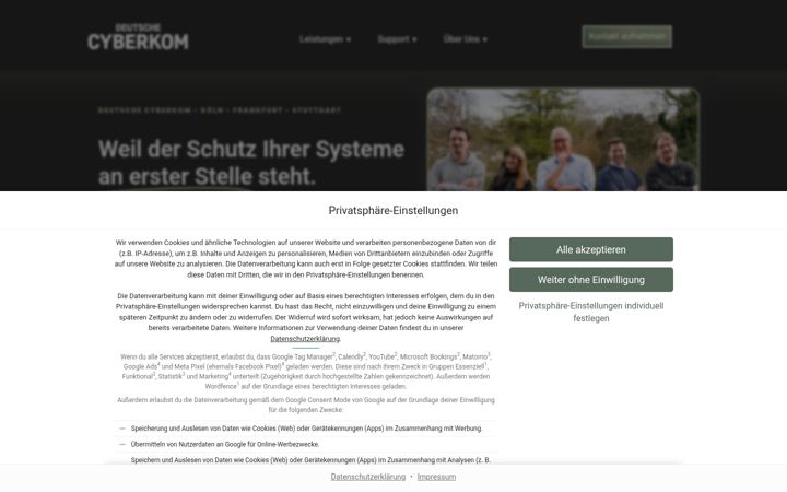 Zrzut ekranu cyberkom.ai