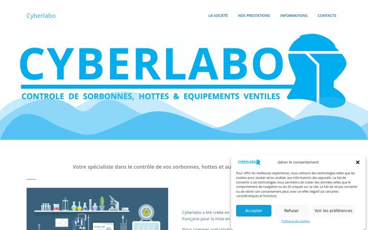 Screenshot of cyberlabo.com