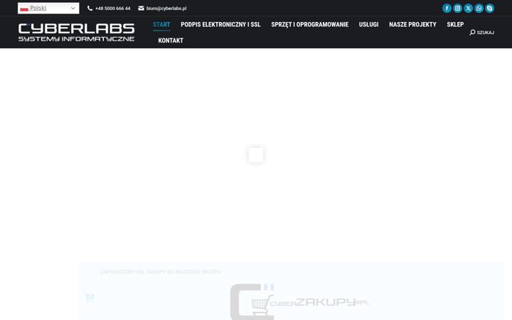Screenshot of cyberlabs.pl