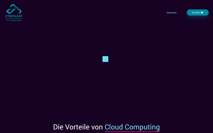 Screenshot of cyberleap.de