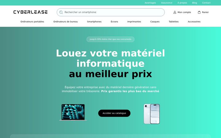 Captura de pantalla de cyberlease.co