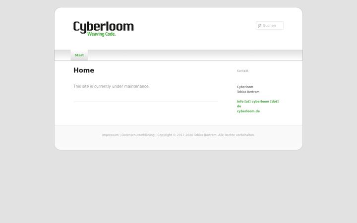 Screenshot of cyberloom.de
