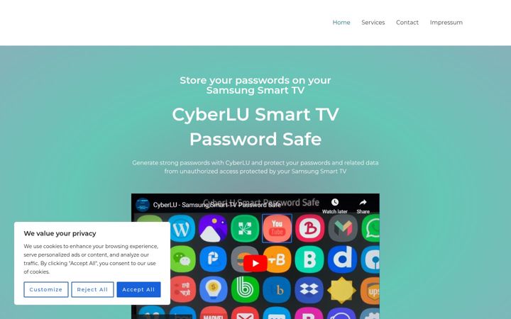 Screenshot of cyberlu.com