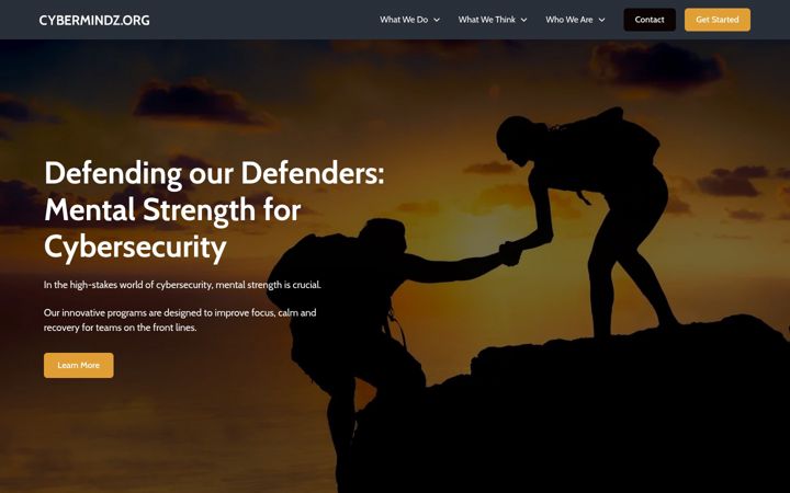Screenshot of cybermindz.org