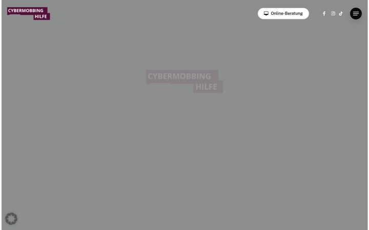 Screenshot of cybermobbing-hilfe.de