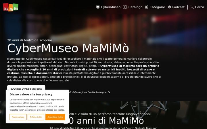 Screenshot of cybermuseo.com