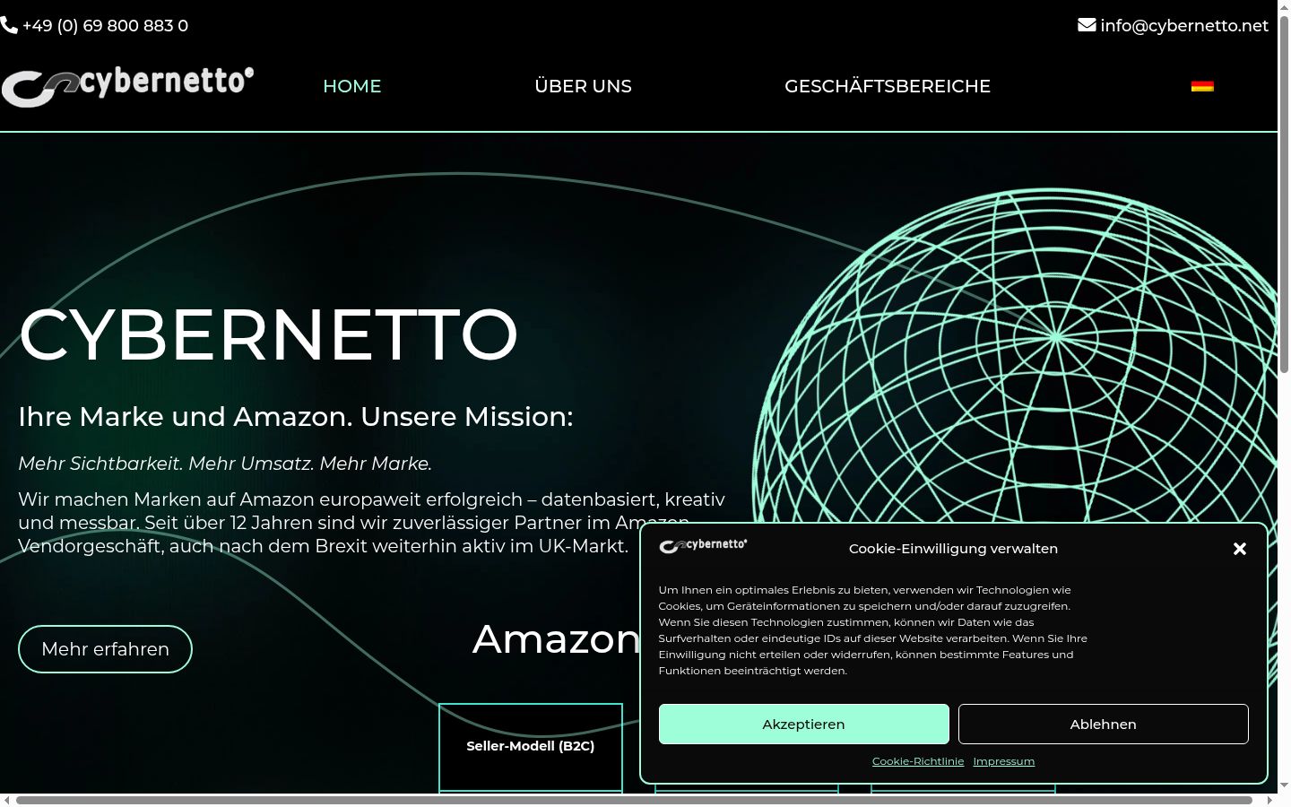 Screenshot tal-banner tal-kunsens muri qabel kwalunkwe interazzjoni