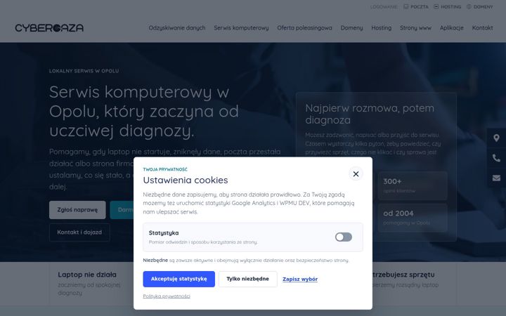 Screenshot of cyberoaza.pl