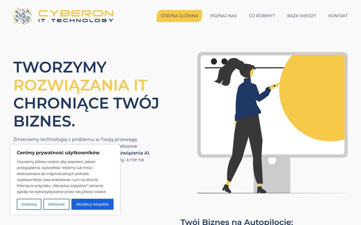 Screenshot of cyberon.it