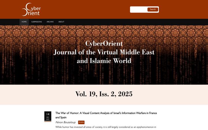Screenshot of cyberorient.net