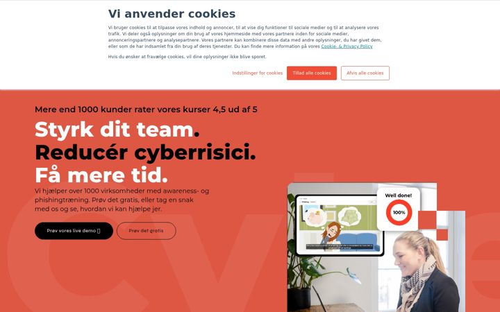 Screenshot of cyberpilot.dk