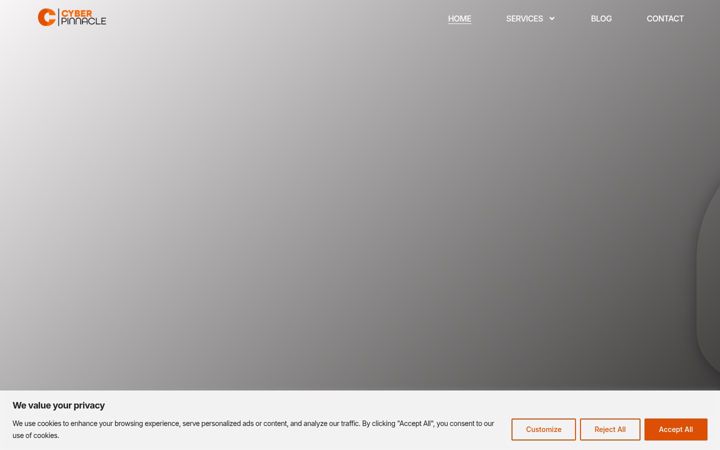 Captura de pantalla de cyberpinnacle.co.uk