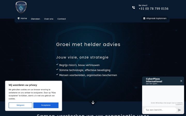 Screenshot of cyberplaza.nl