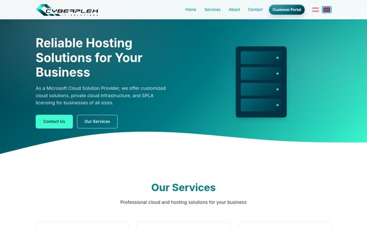 Screenshot of cyberplex.at