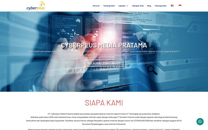 Screenshot of cyberplus.net.id