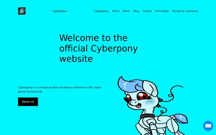 Captura de pantalla de cyberpony.uk