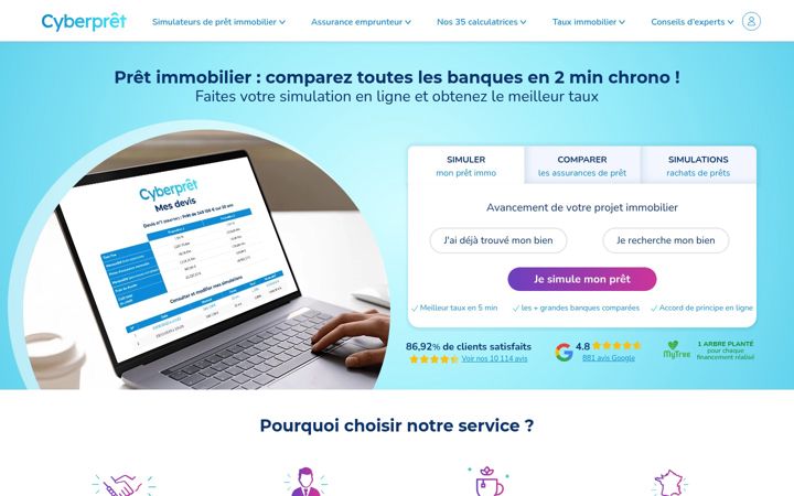 Screenshot of cyberpret.com