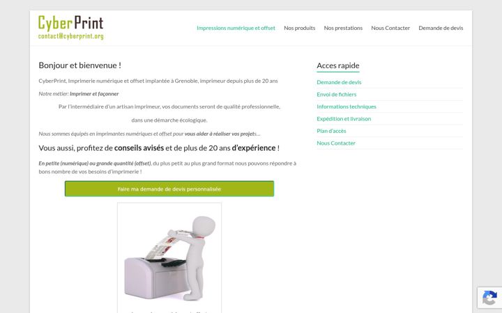 Screenshot of cyberprint.org