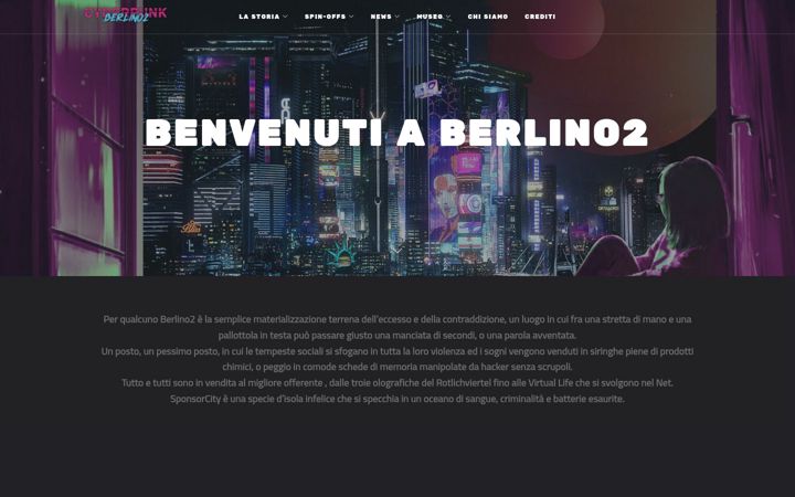 Screenshot of cyberpunkberlino2.it