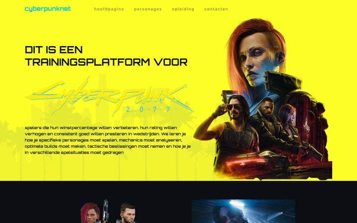 Screenshot of cyberpunknet.com