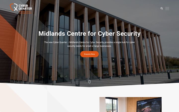 Screenshot of cyberquarter.co.uk