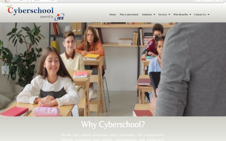 Screenshot of cyberschool.com
