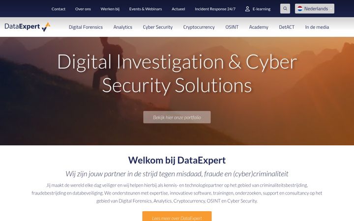 Screenshot of cyberseatbelt.nl