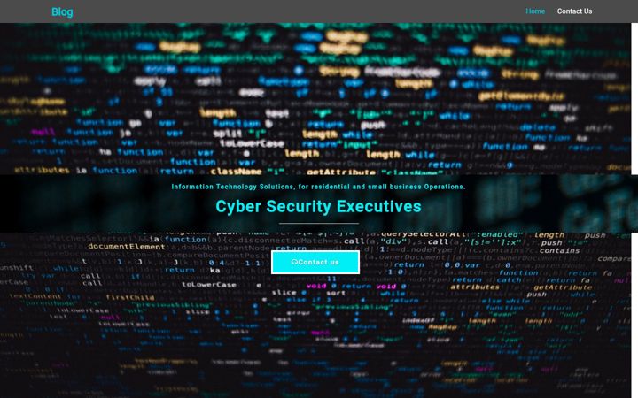 Captură de ecran a cybersecexec.net