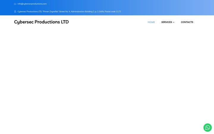 Screenshot of cybersecproductions.com