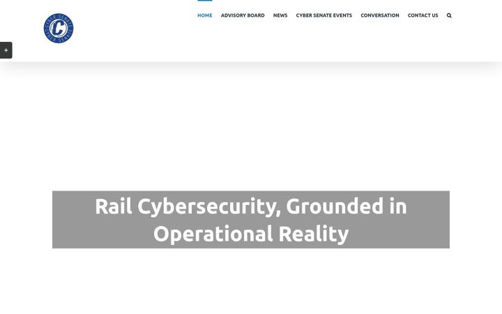 Screenshot of cybersenate.com