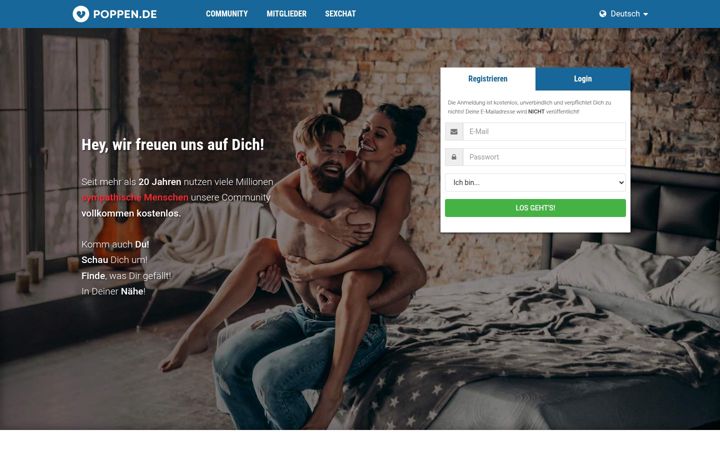 Screenshot of cybersex.de