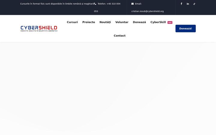 Screenshot of cybershield.org