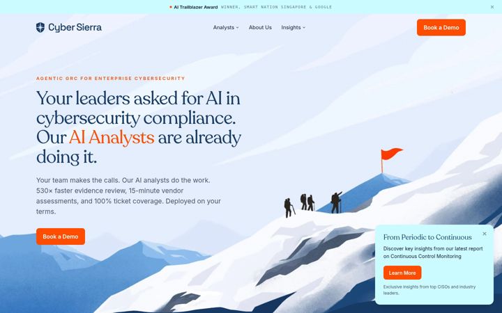 Screenshot of cybersierra.co