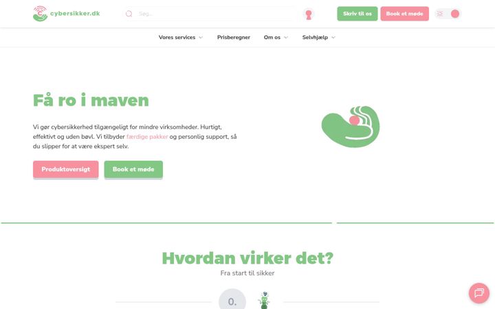 Képernyőkép: cybersikker.dk