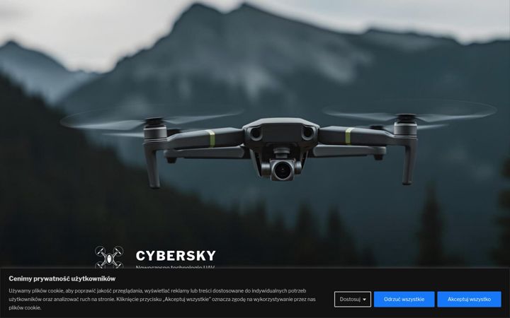 Zrzut ekranu cybersky.pl
