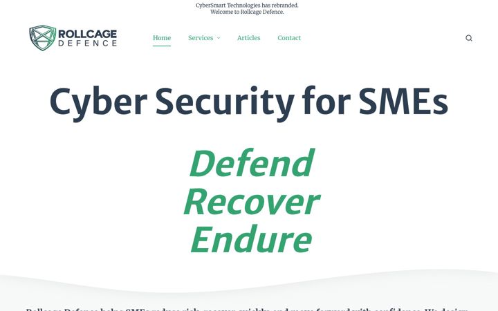 Screenshot of cybersmart.ie