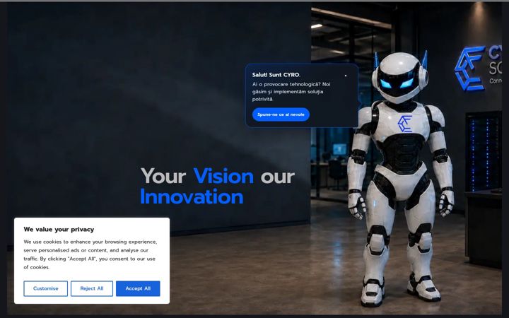 Screenshot of cybersolutions.ro
