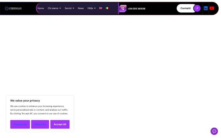 Screenshot of cybersolvo.it