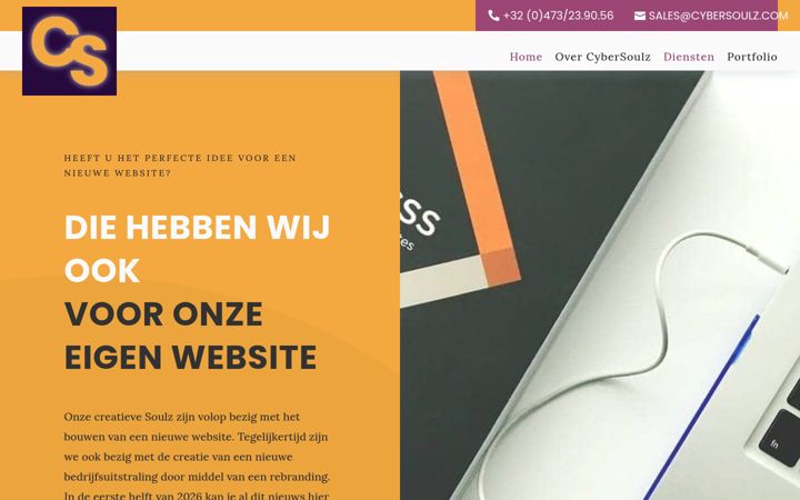 Skjámynd af cybersoulz.com