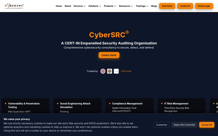 Screenshot of cybersrcc.uk