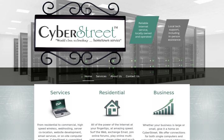 Screenshot of cyberstreet.com