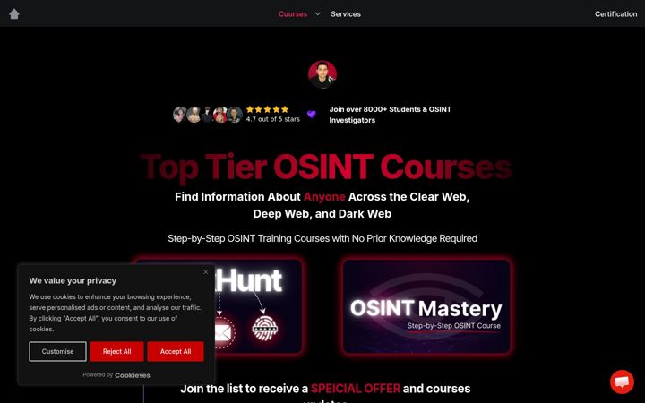 Screenshot of cybersudo.org
