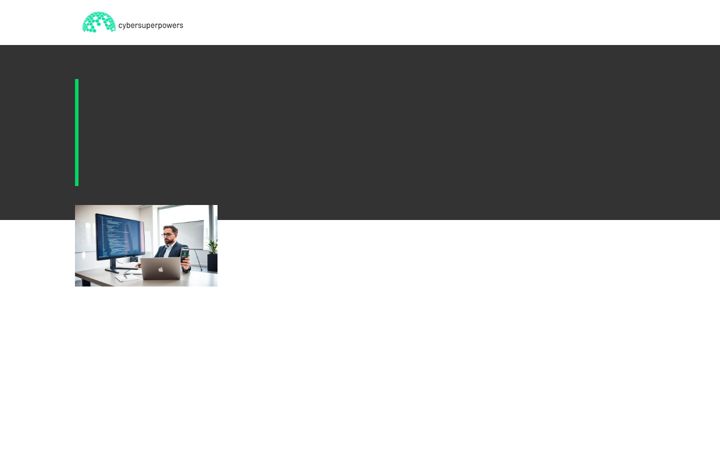 Screenshot of cybersuperpowers.com